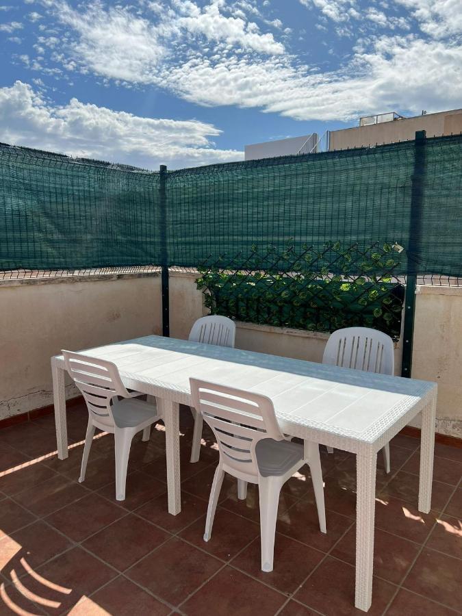 Ferienwohnung Atico Duplex Con Vista Mar Y Terraza Privada A 200M De La Playa Hasta 6 Personas Garrucha Exterior foto